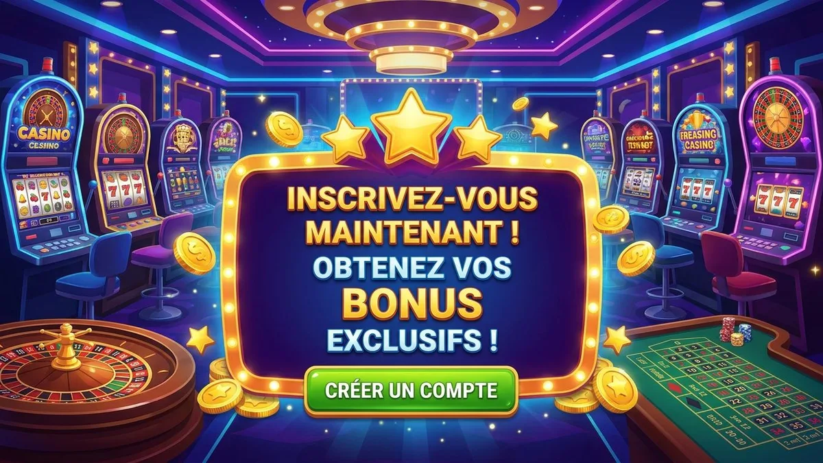 Inscription avec bonus